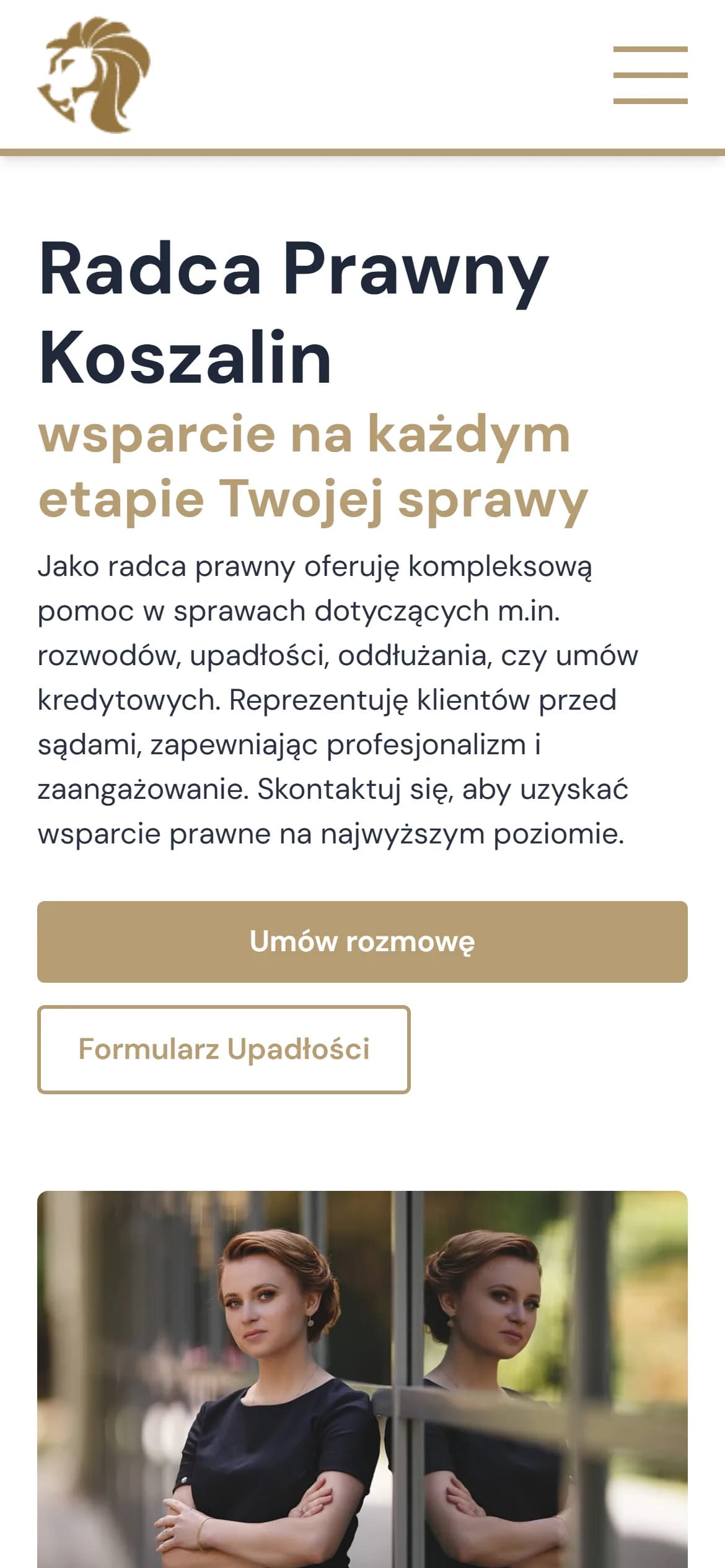 Podgląd projektu strony internetowej wykonanej przez HeadCode